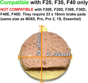 Remplacement des plaquettes de frein pour F20 F25 F30 F40