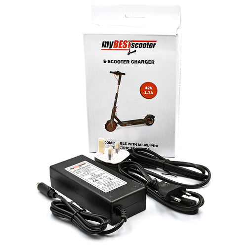 myBESTscooter Charger per Xiaomi M365/Pro (spine UK/EU)